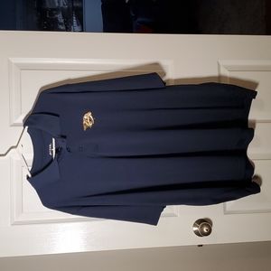 Nashville Predators navy blue dri fit polo XXL